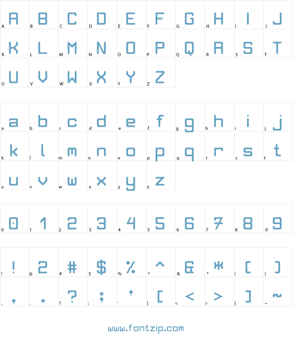 Brynda1231 Sans Font Character